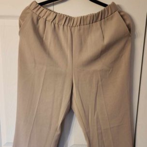 Allison Daley petite size 8 beige stretchy work pant - Picture 1 of 2
